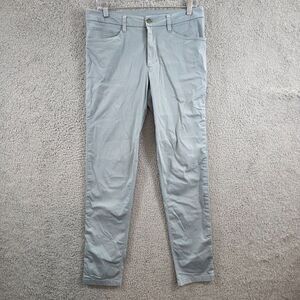 LULULEMON ABC Pants Slim Swift Cotton M5542S Flat Front Blue Cast Size 30 x 32
